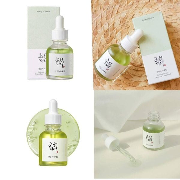 Face Calming Serum Green Tea + Panthenol Original Made In Korean Out Class Quality High Result